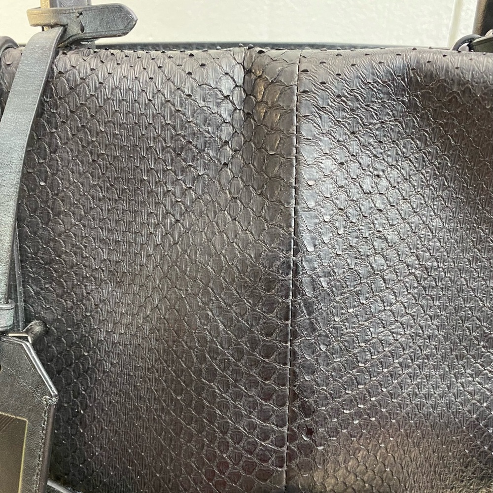 Reed Krakoff Boxer Tote Large Black and Gray Top Handle Bag - Picture 14 of 15
